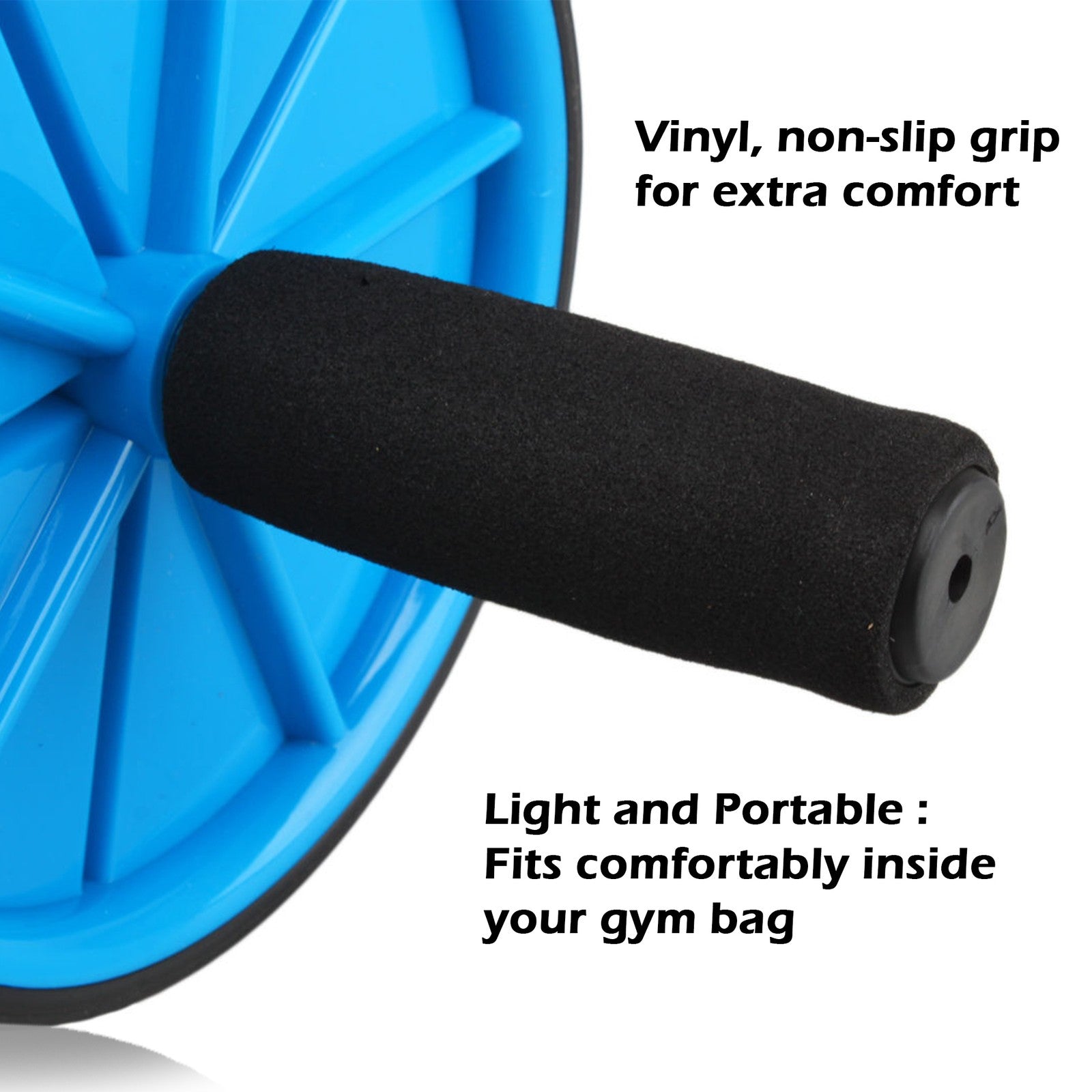 Abdominal Exercise Ab Roller Wheel Strength Training Workout Home Gym Foam Abs