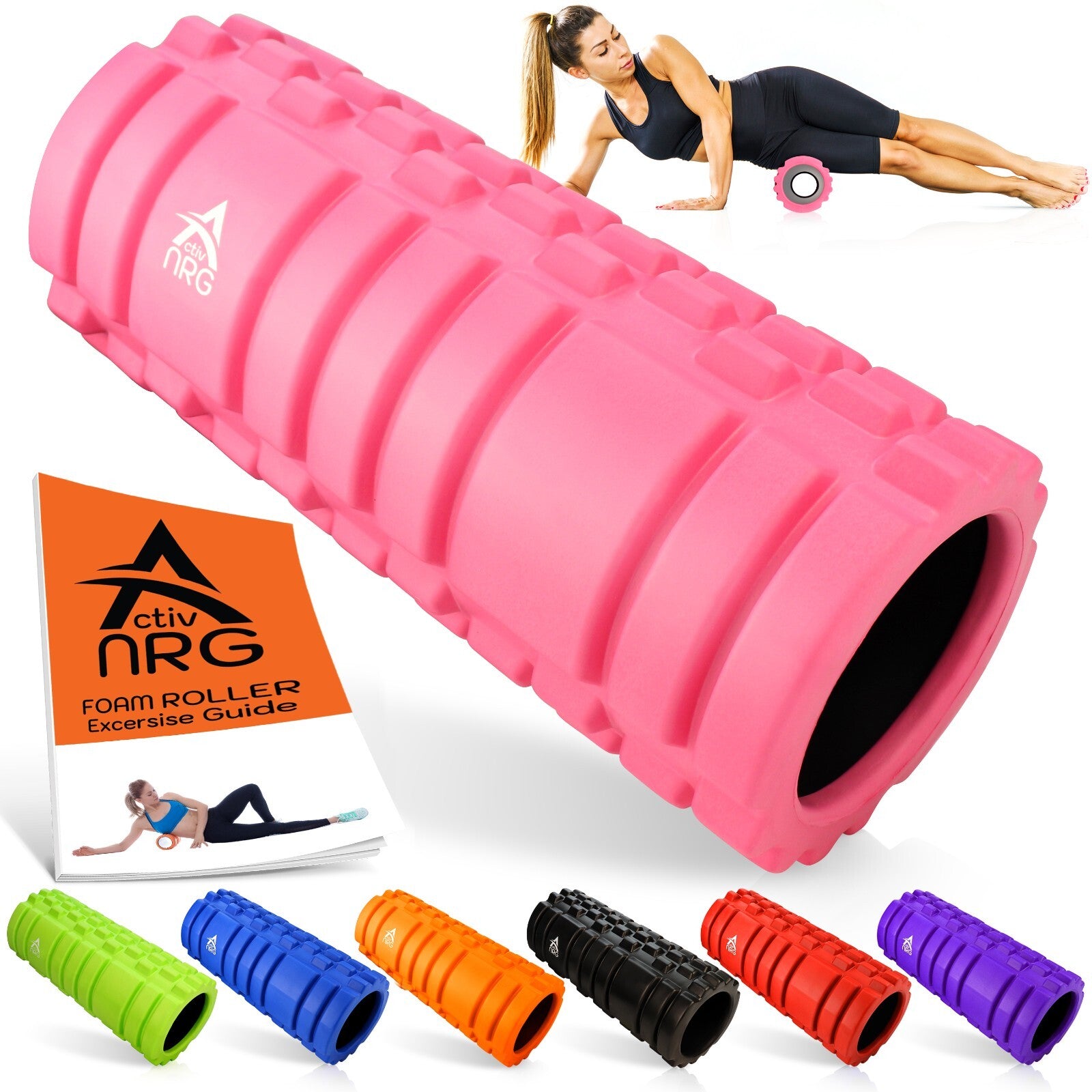 Foam Fitness Roller for Deep Tissue Massage Grid Muscle Trigger Point Muscles