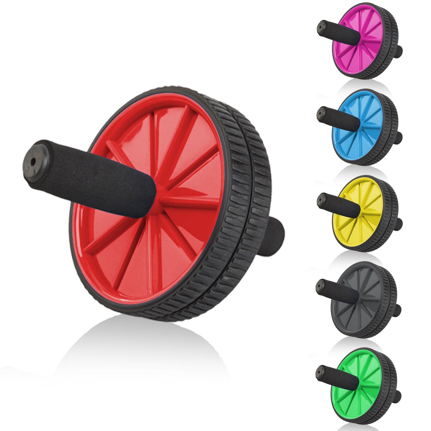 Abdominal Exercise Ab Roller Wheel Strength Training Workout Home Gym Foam Abs