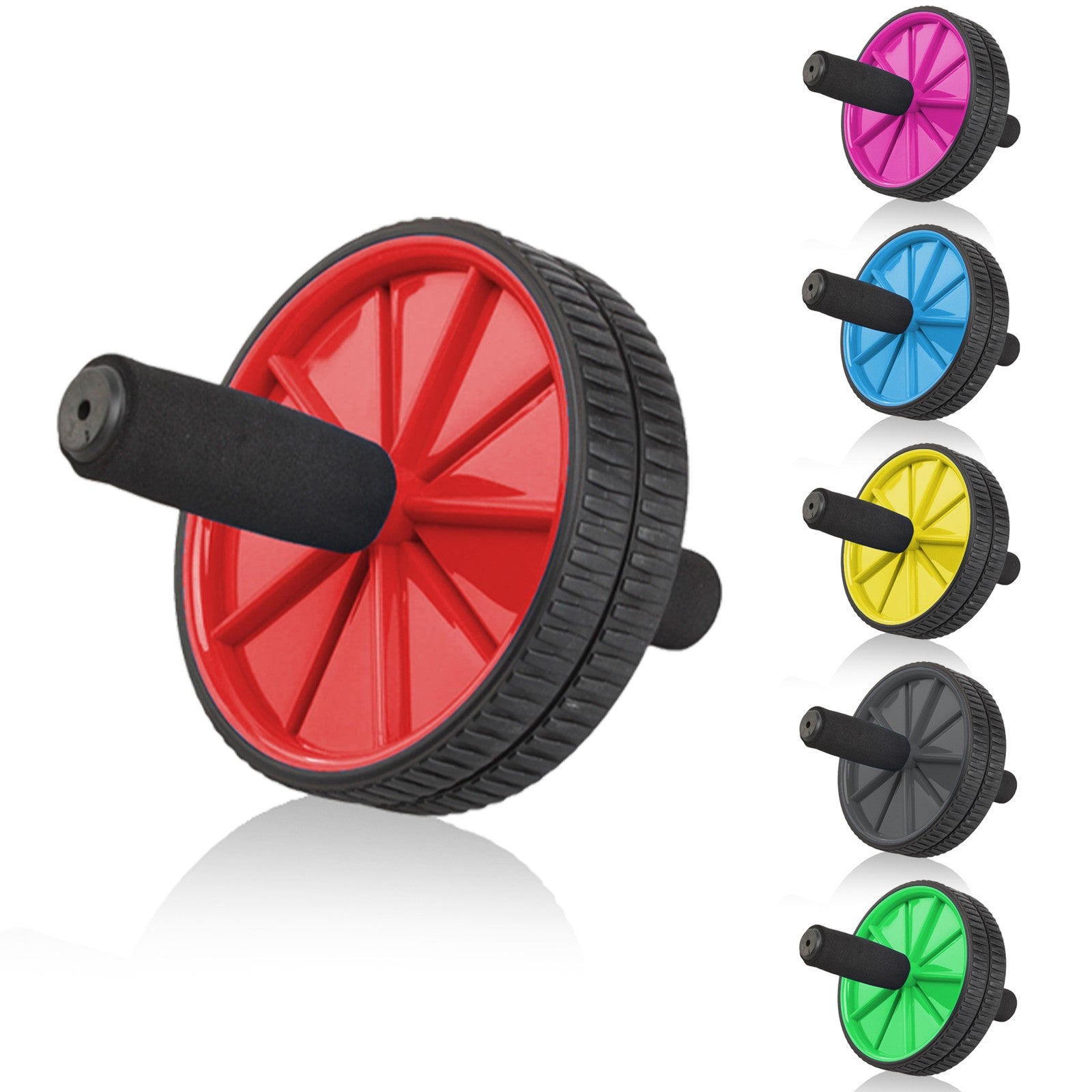 Abdominal Exercise Ab Roller Wheel Strength Training Workout Home Gym Foam Abs