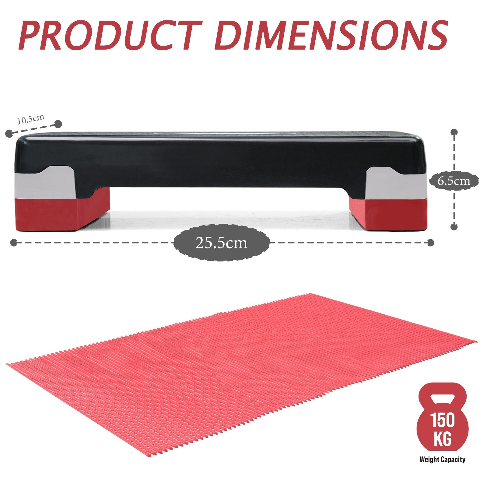Non Slip Aerobic Stepper Yoga Step Board Gym Fitness Exercise Cardio Home Yoga